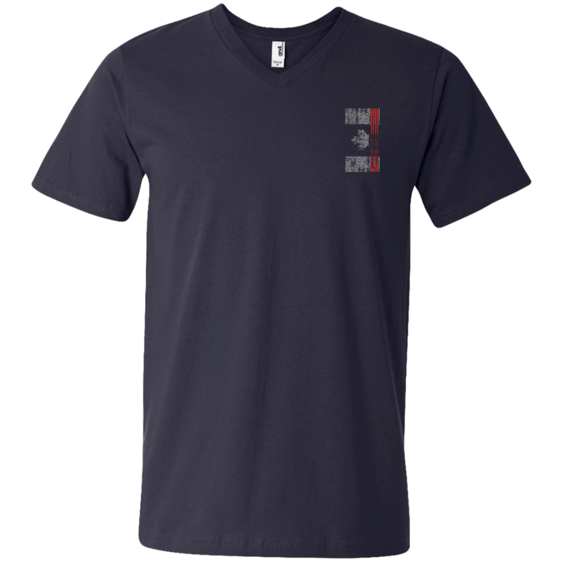 Canada Ski Flag Men's Tees and V-Neck - Powderaddicts