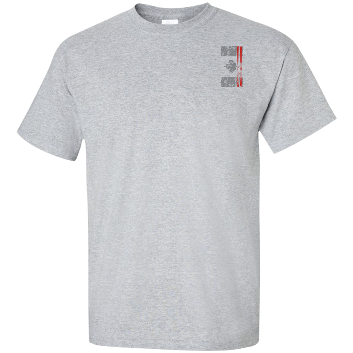 Canada Ski Flag Men's Tees and V-Neck - Powderaddicts