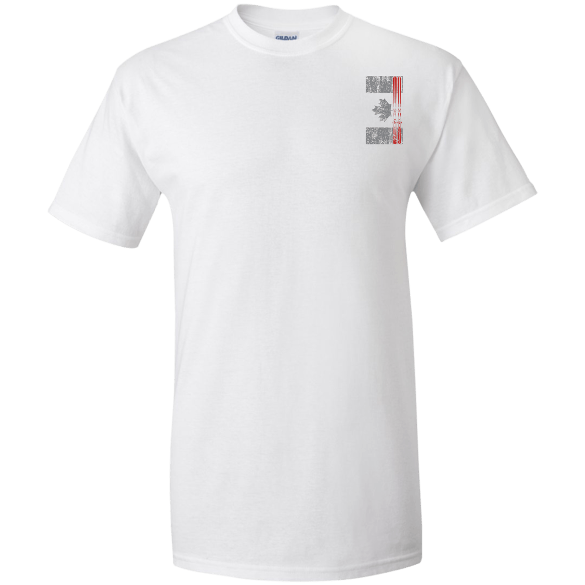 Canada Ski Flag Men's Tees and V-Neck - Powderaddicts