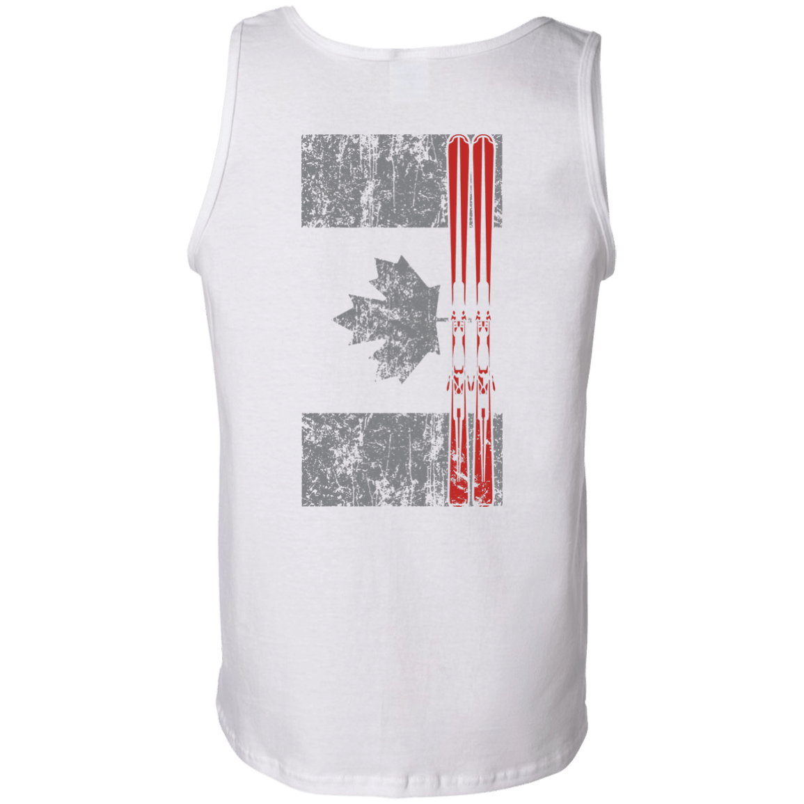 Canada Ski Flag Tank Tops - Powderaddicts