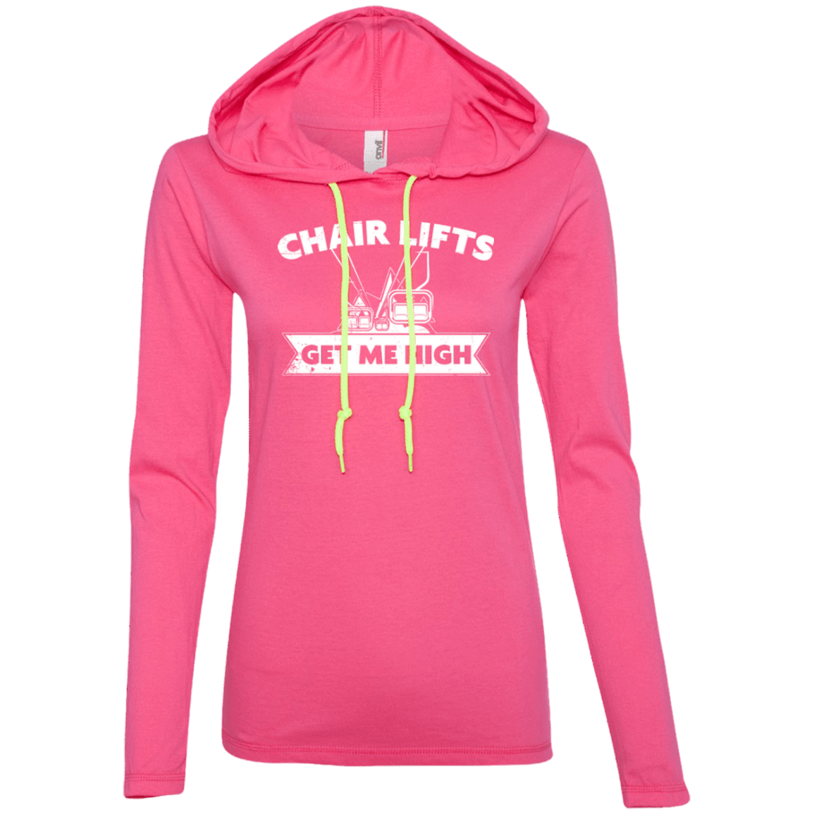 Chair Lifts Get Me High Hoodies - Powderaddicts