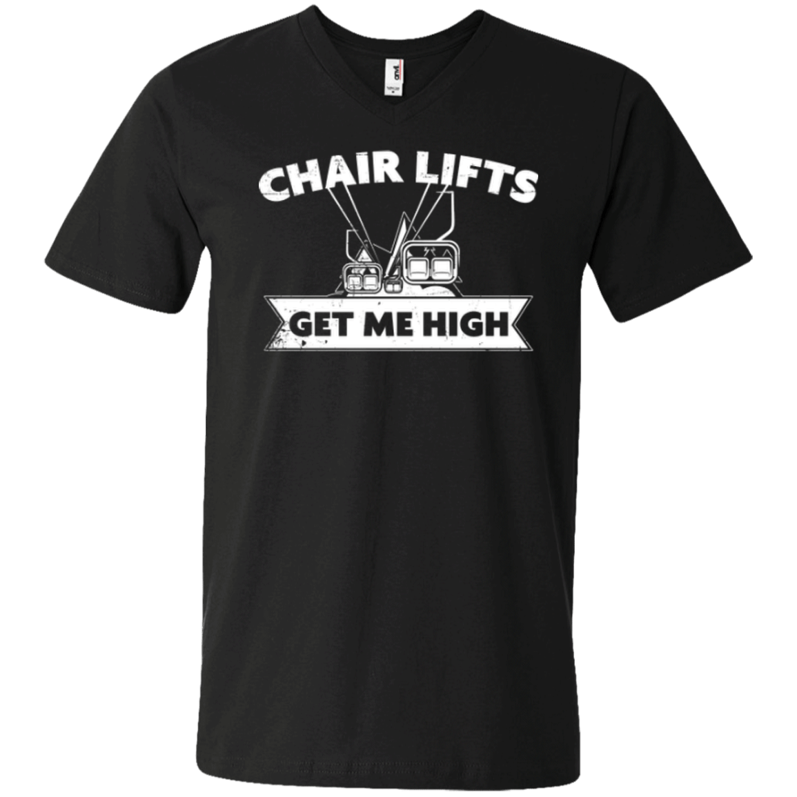 Chair Lifts Get Me High Tees - Powderaddicts