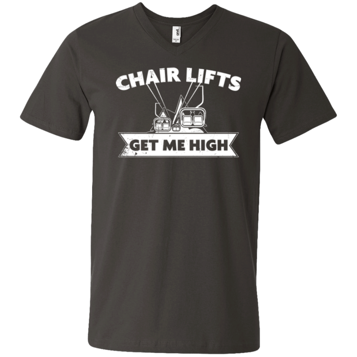 Chair Lifts Get Me High Tees - Powderaddicts