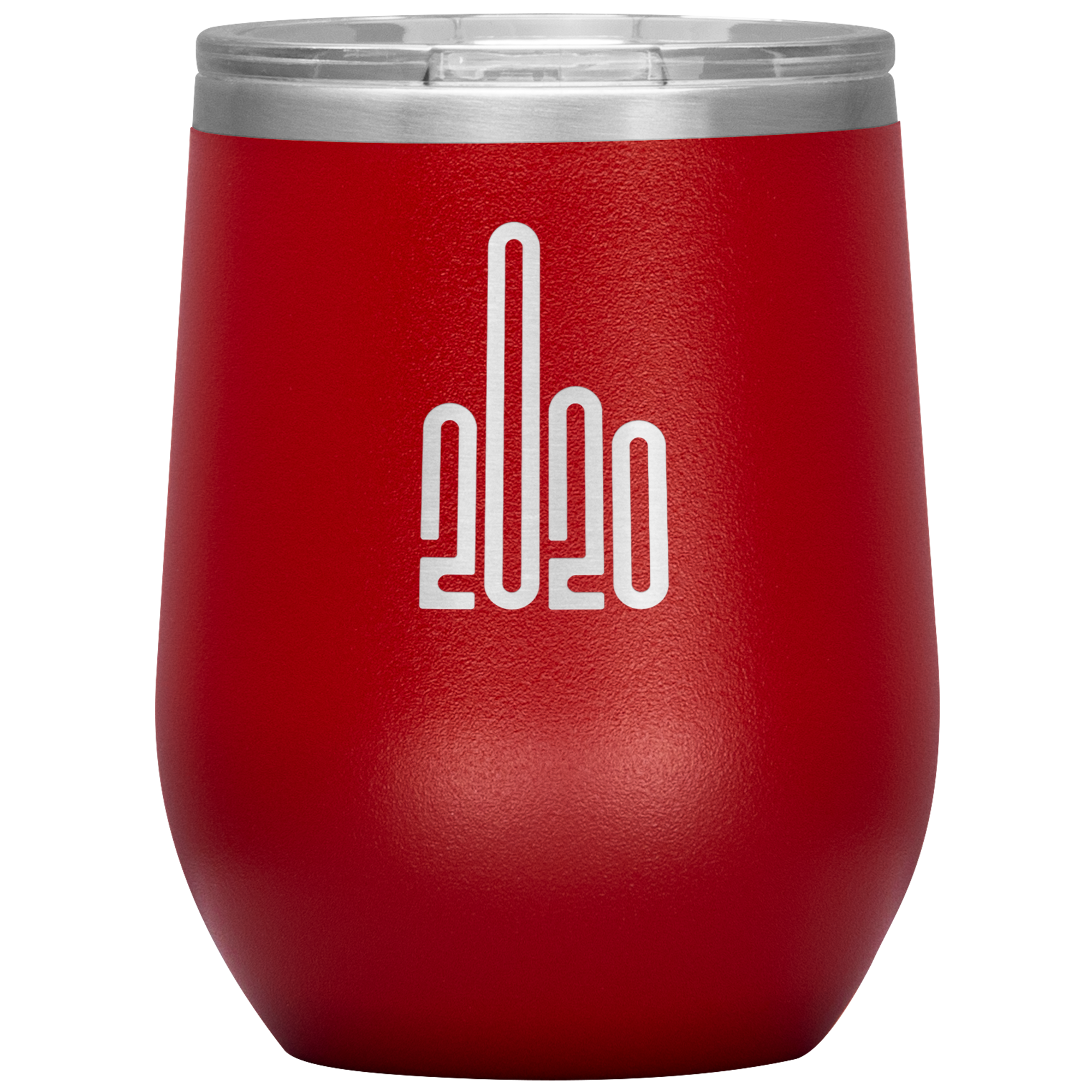 2020 Middle Finger Wine 12oz Tumbler - Powderaddicts