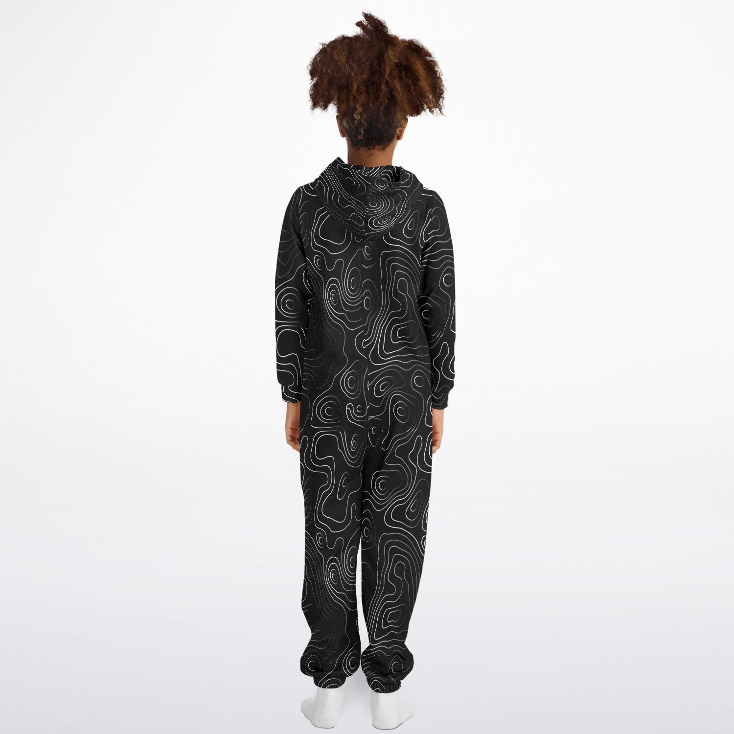 Black Topo Kids Unisex Jumpsuit