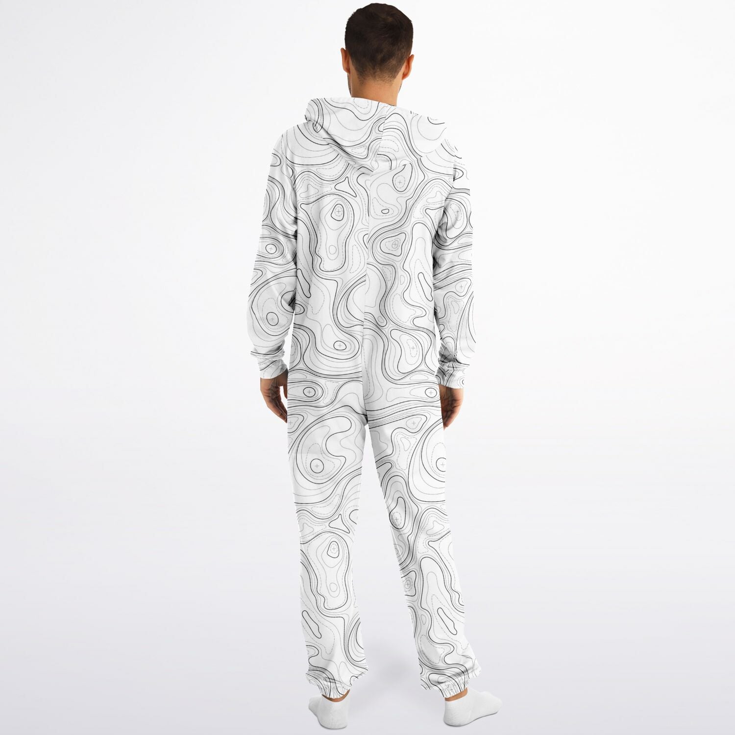 WHITE TOPO ADULT UNISEX JUMPSUIT