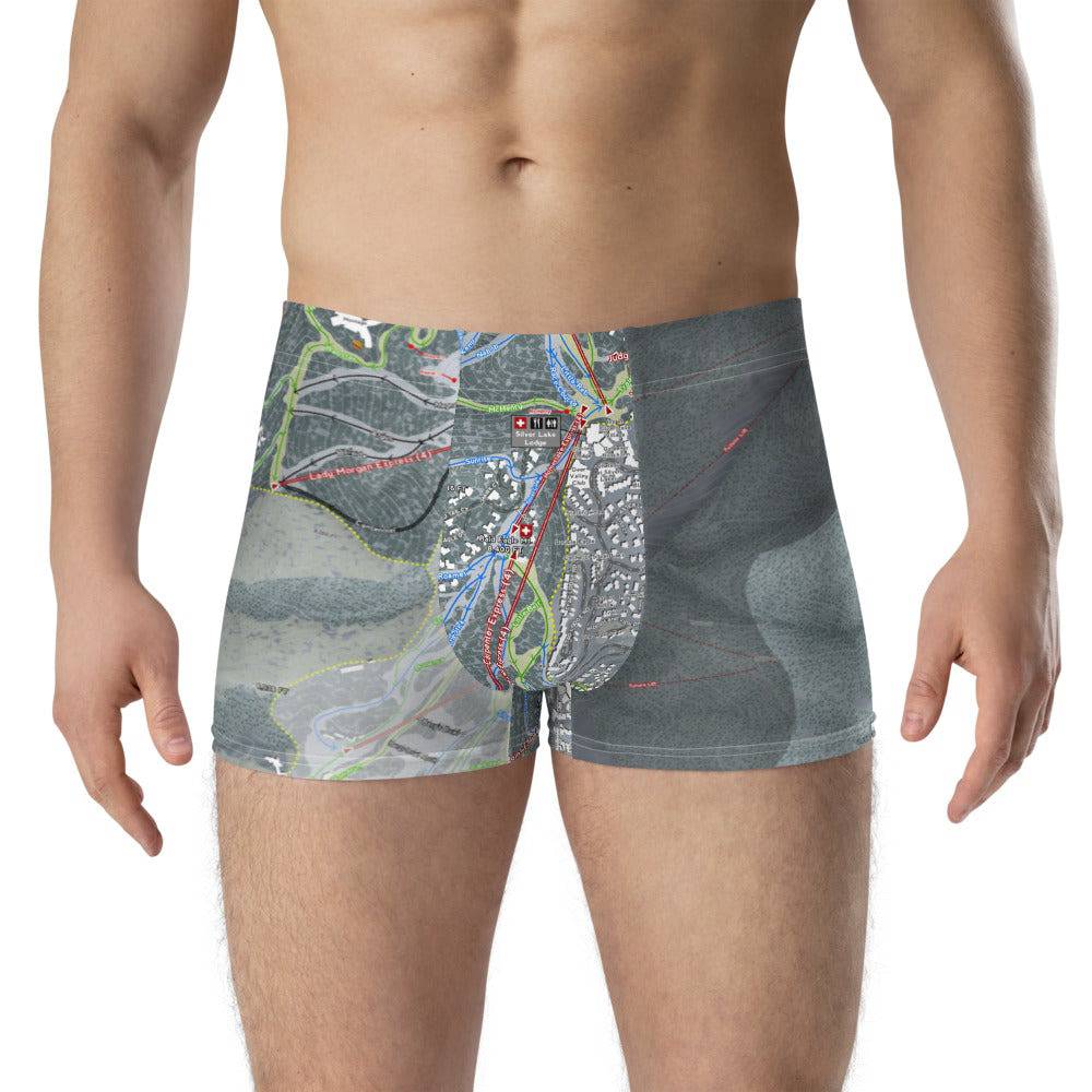 Deer Valley Ski Resort Trail Map Boxer Briefs - Powderaddicts