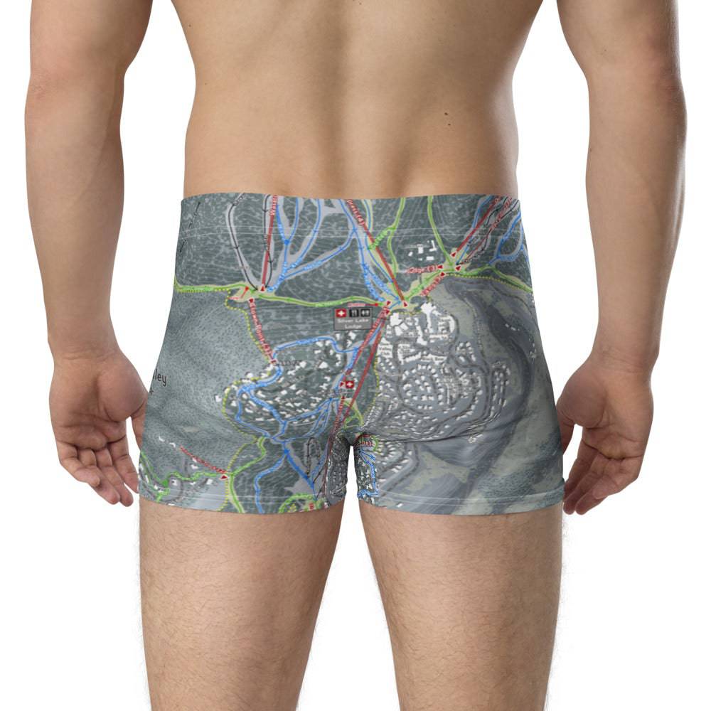 Deer Valley Ski Resort Trail Map Boxer Briefs - Powderaddicts