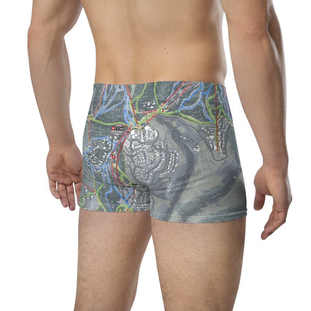 Deer Valley Ski Resort Trail Map Boxer Briefs - Powderaddicts