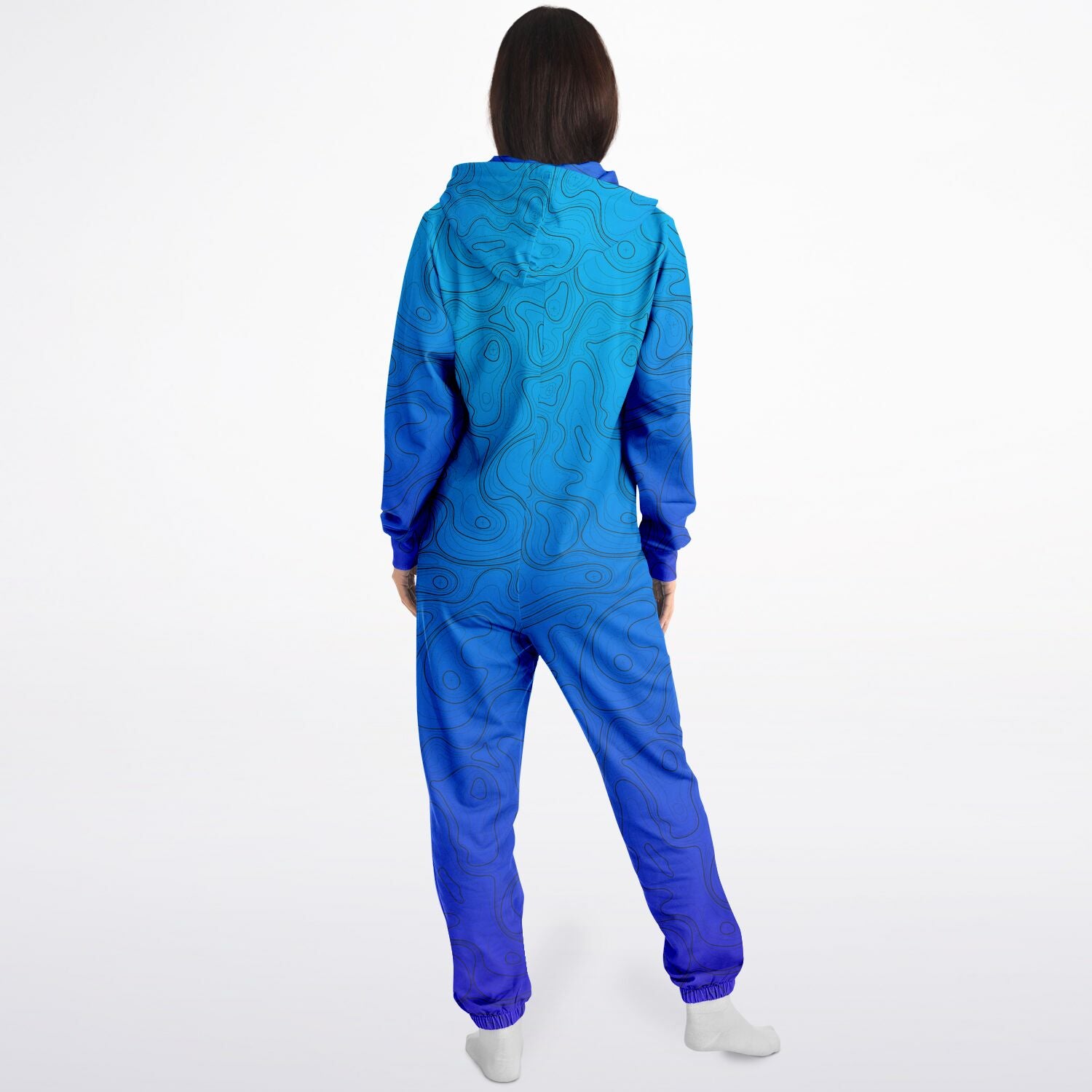 Gradient Topo Adult Unisex Jumpsuit