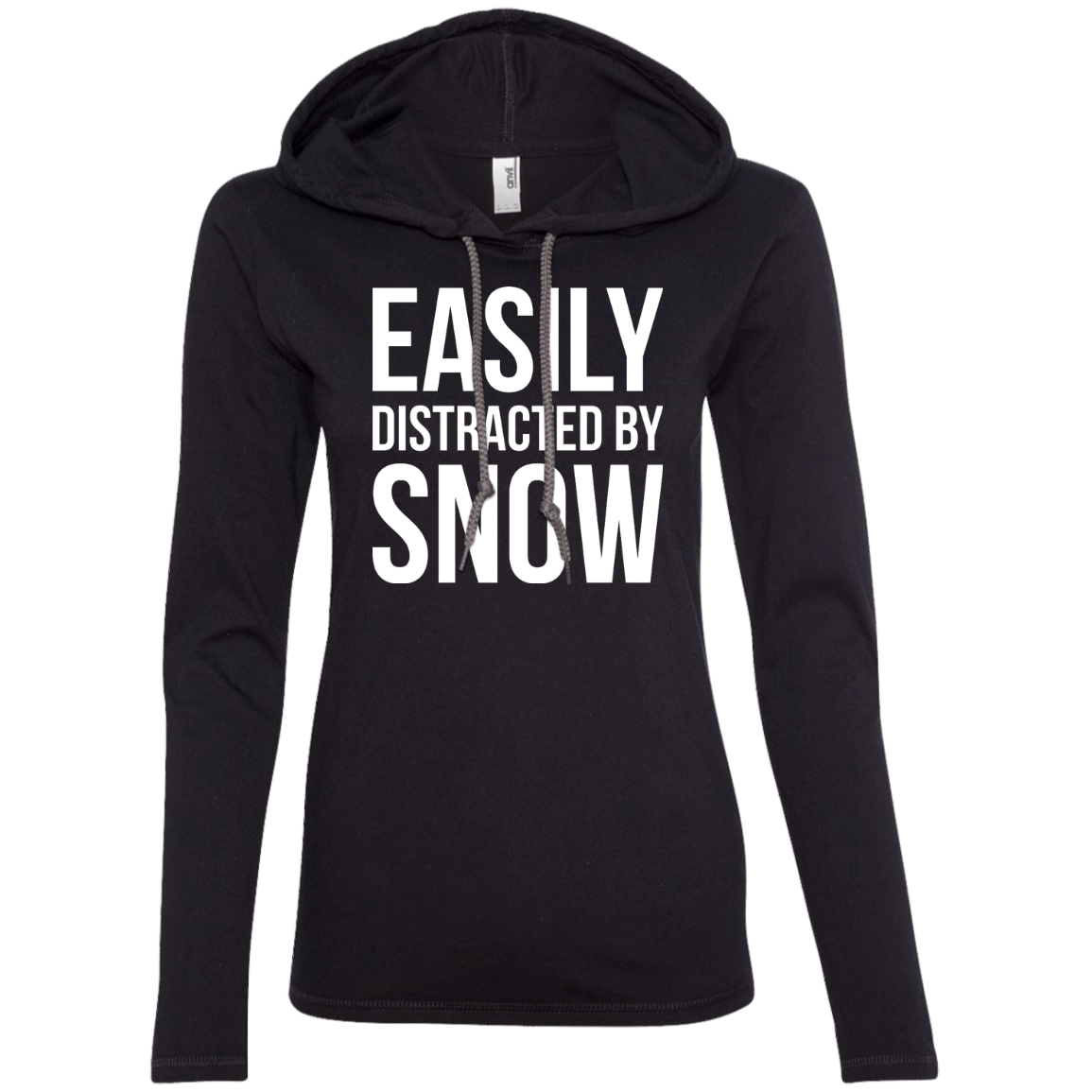 Easily Distracted By Snow Hoodies - Powderaddicts