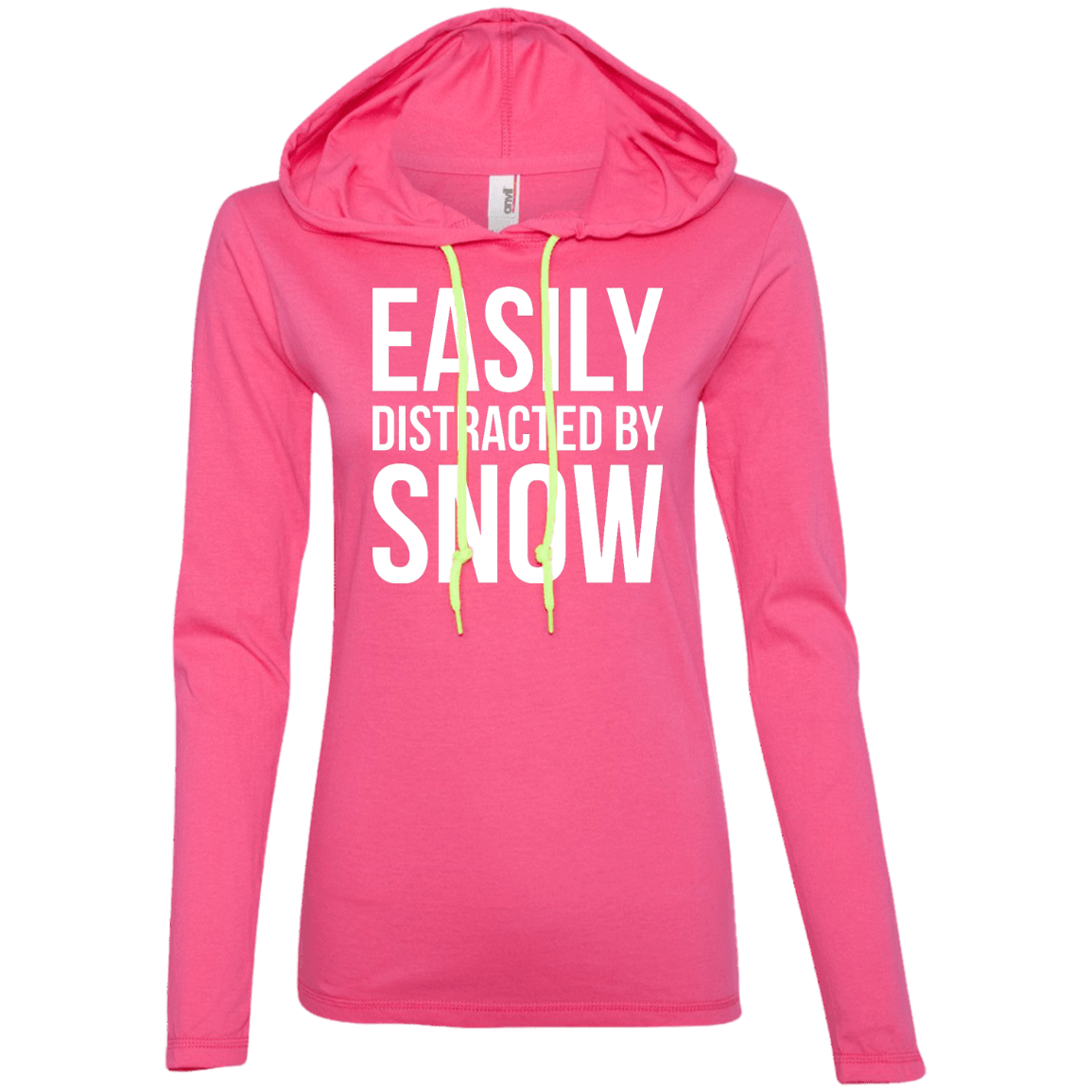 Easily Distracted By Snow Hoodies - Powderaddicts