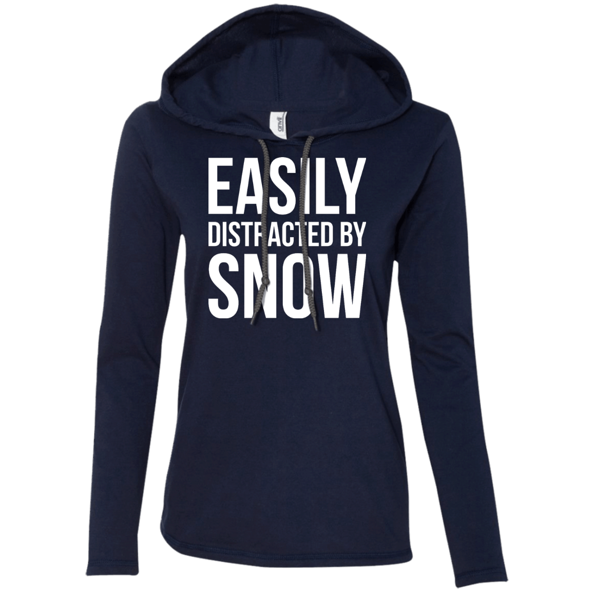 Easily Distracted By Snow Hoodies - Powderaddicts