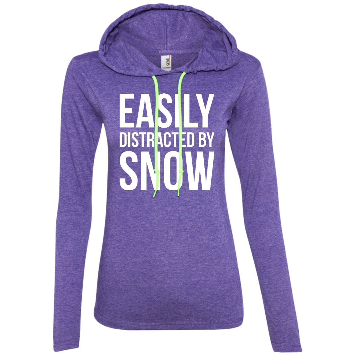 Easily Distracted By Snow Hoodies - Powderaddicts