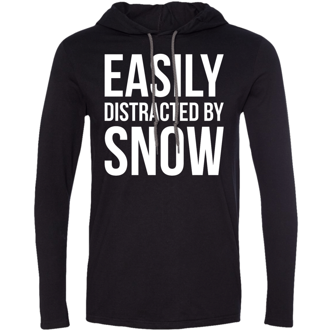 Easily Distracted By Snow Hoodies - Powderaddicts