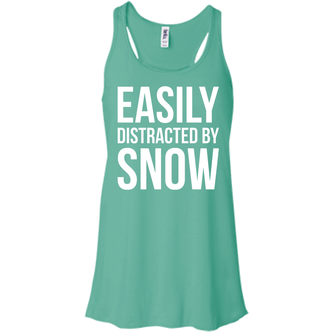 Easily Distracted By Snow Tank Tops - Powderaddicts