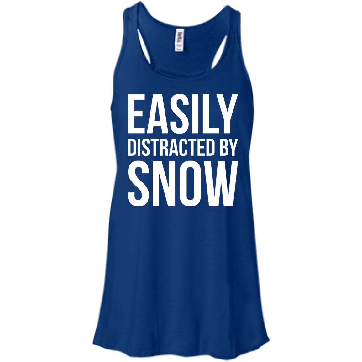 Easily Distracted By Snow Tank Tops - Powderaddicts