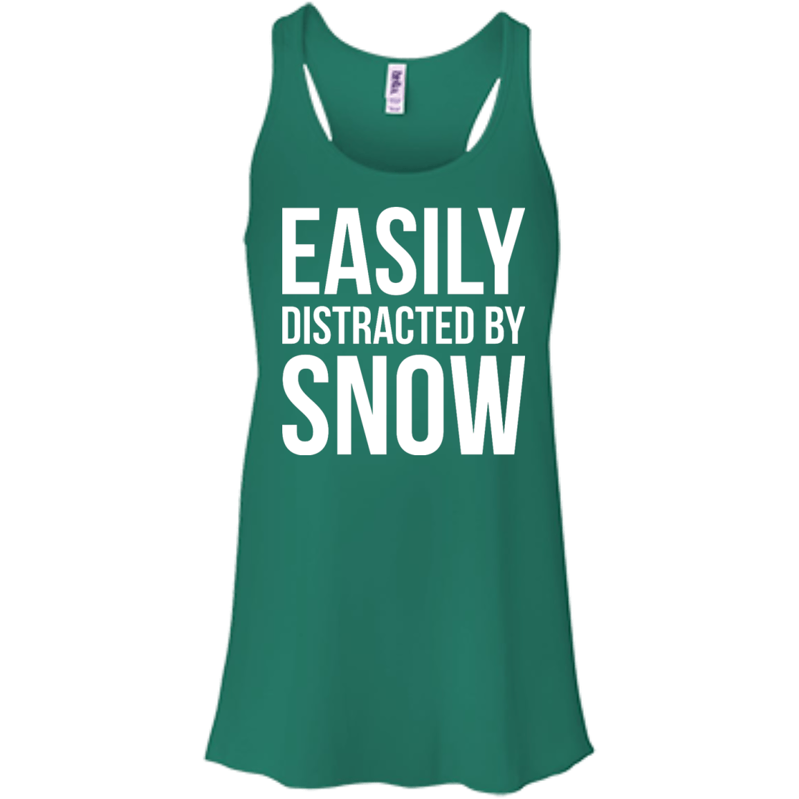 Easily Distracted By Snow Tank Tops - Powderaddicts