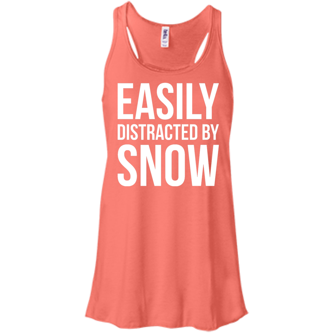 Easily Distracted By Snow Tank Tops - Powderaddicts