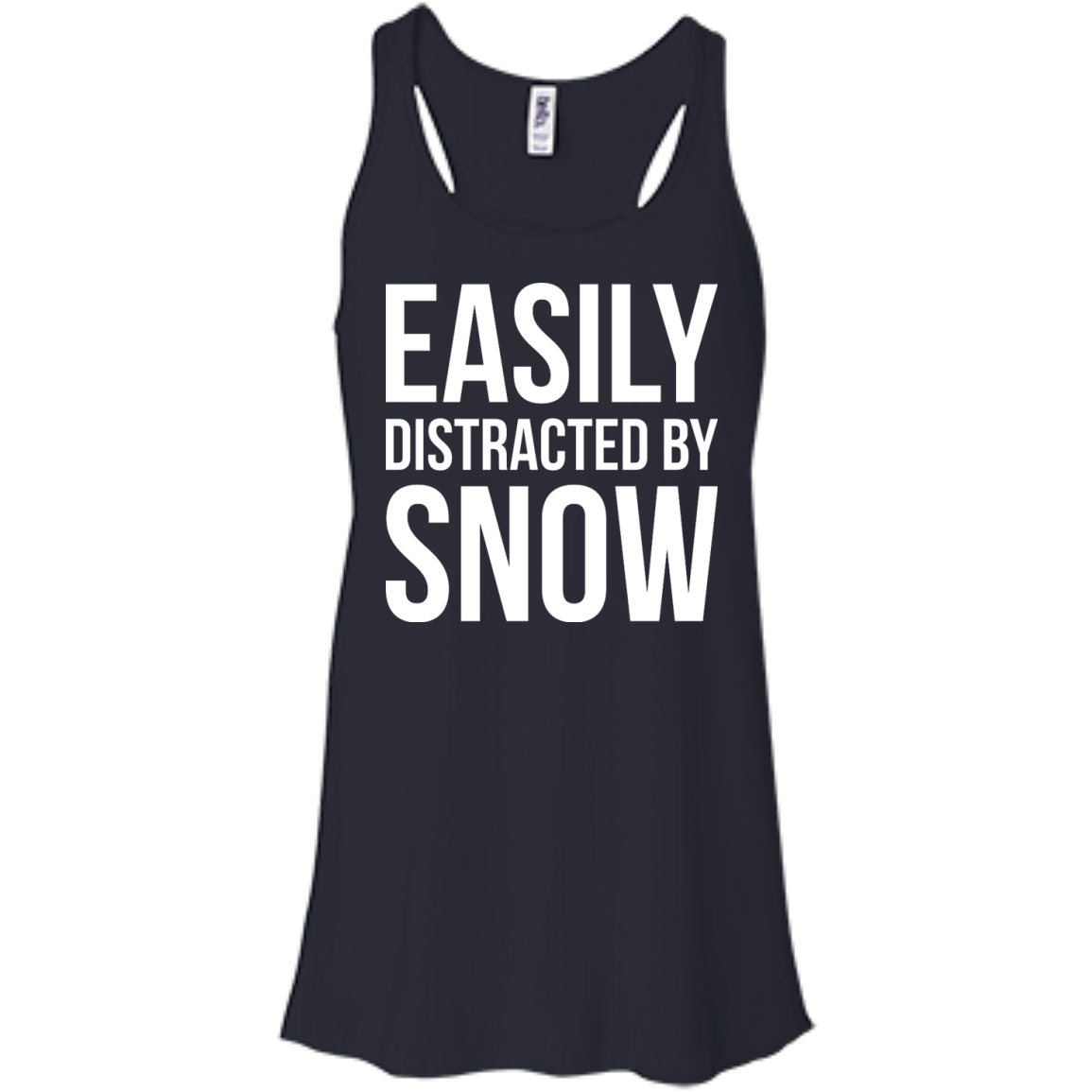 Easily Distracted By Snow Tank Tops - Powderaddicts