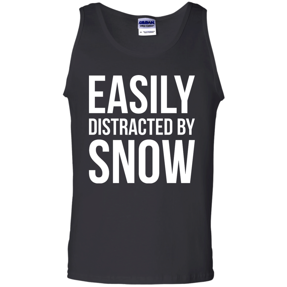 Easily Distracted By Snow Tank Tops - Powderaddicts