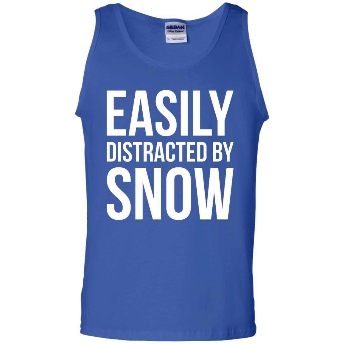 Easily Distracted By Snow Tank Tops - Powderaddicts