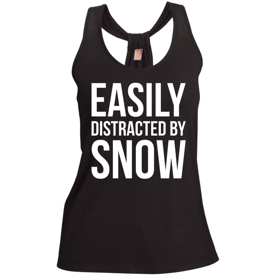 Easily Distracted By Snow Tank Tops - Powderaddicts