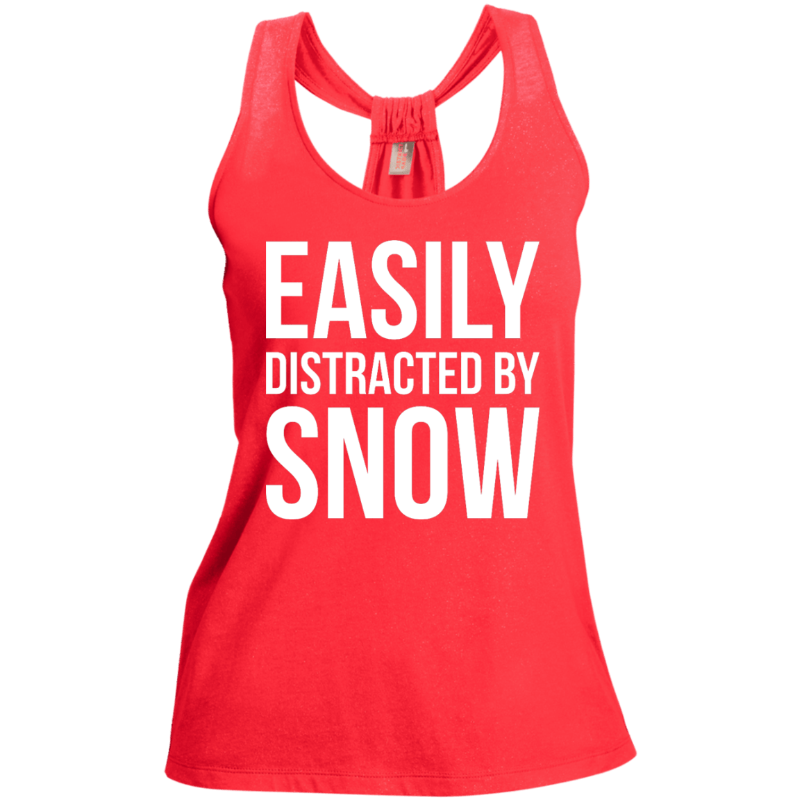 Easily Distracted By Snow Tank Tops - Powderaddicts