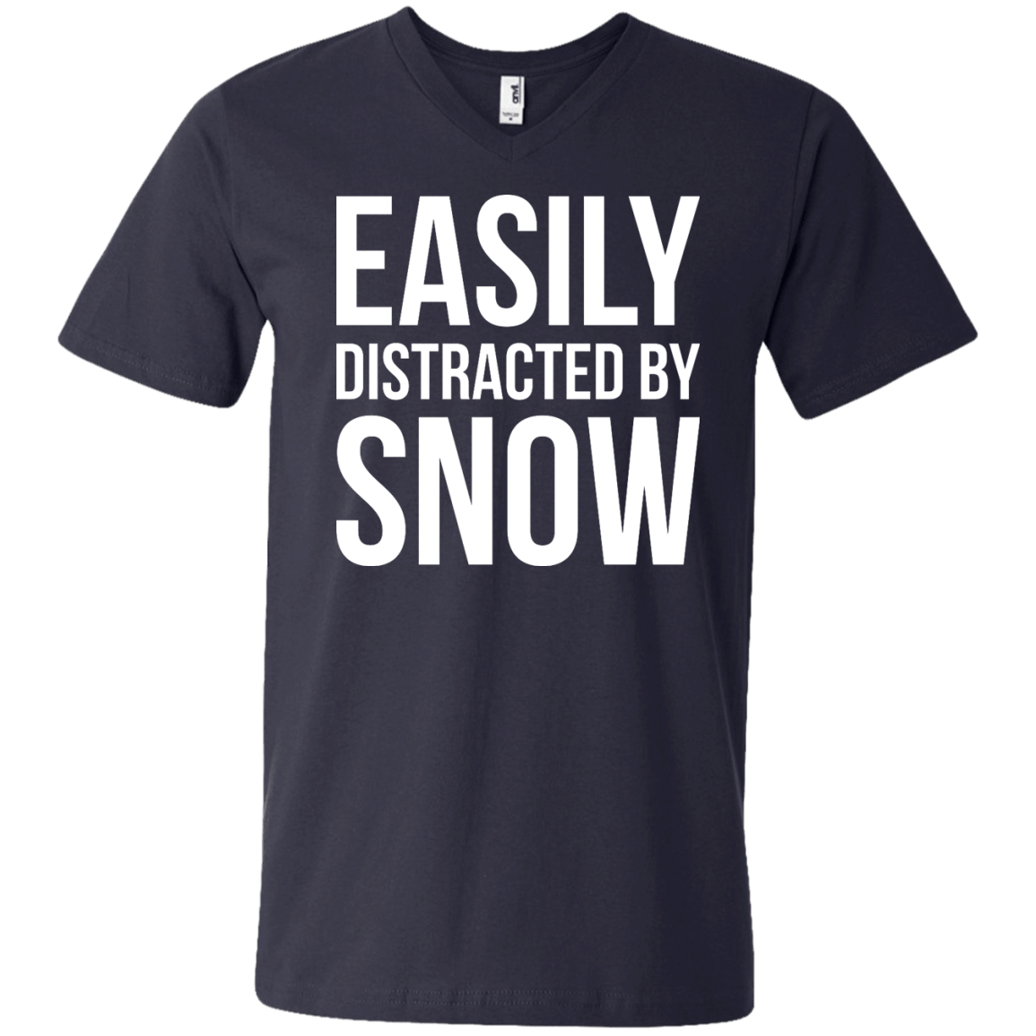 Easily Distracted By Snow Tees - Powderaddicts