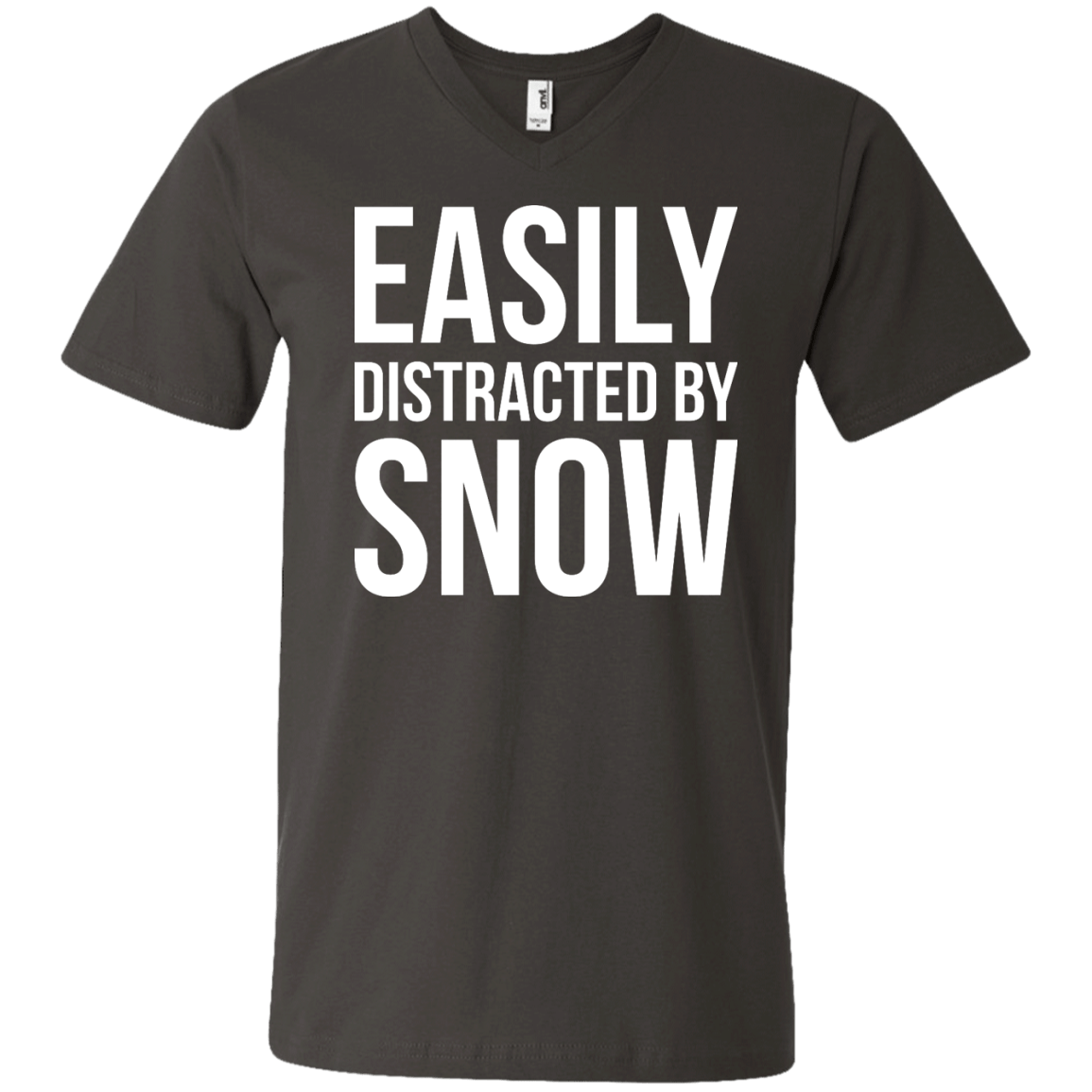 Easily Distracted By Snow Tees - Powderaddicts