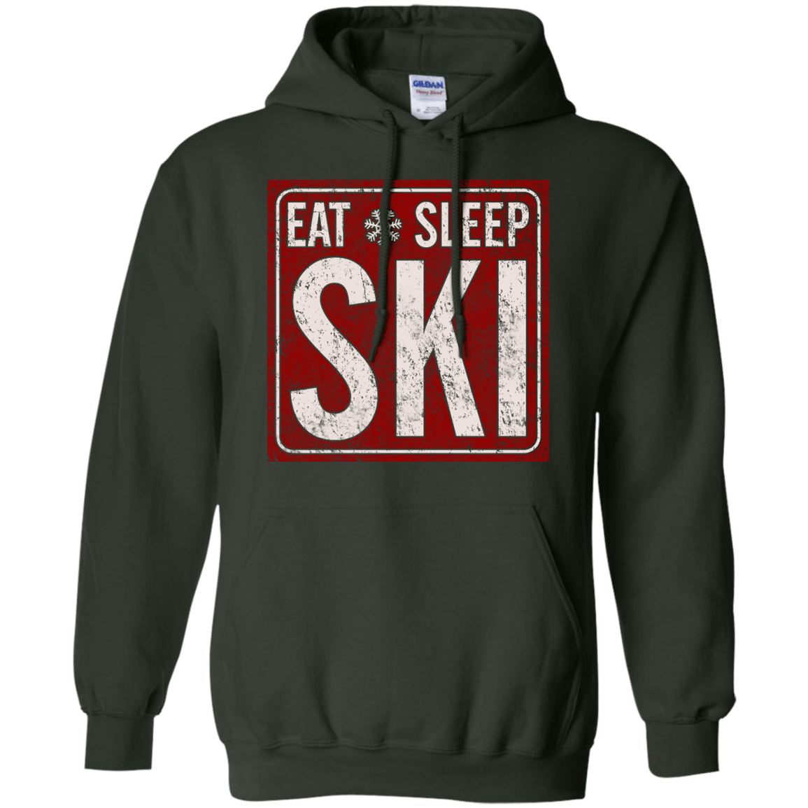 Eat Sleep Ski Hoodies - Powderaddicts