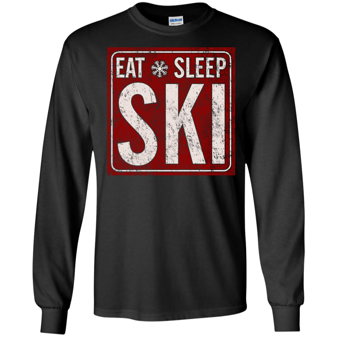 Eat Sleep Ski Long Sleeves - Powderaddicts