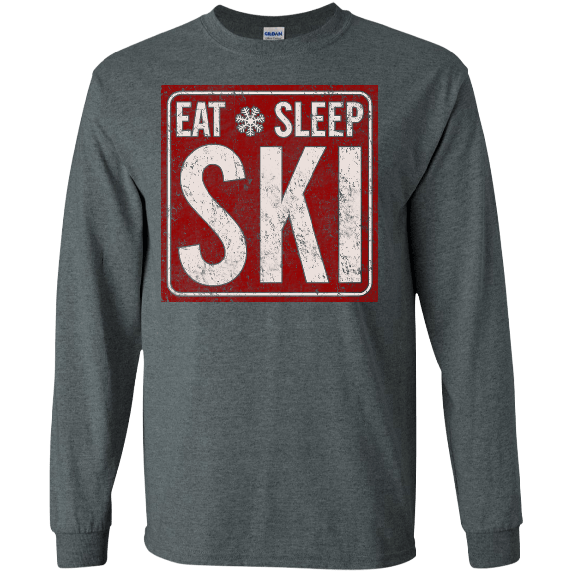 Eat Sleep Ski Long Sleeves - Powderaddicts