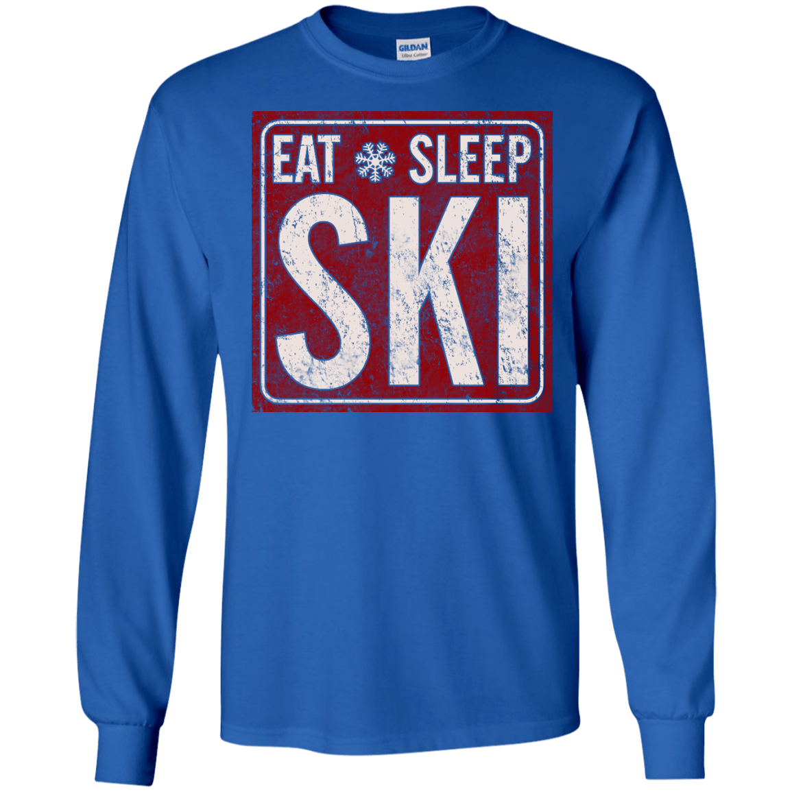 Eat Sleep Ski Long Sleeves - Powderaddicts