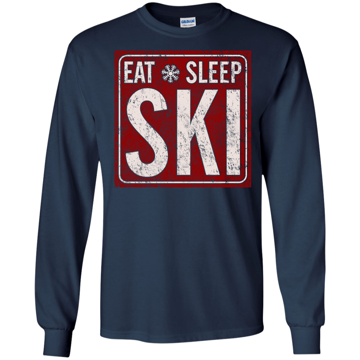 Eat Sleep Ski Long Sleeves - Powderaddicts