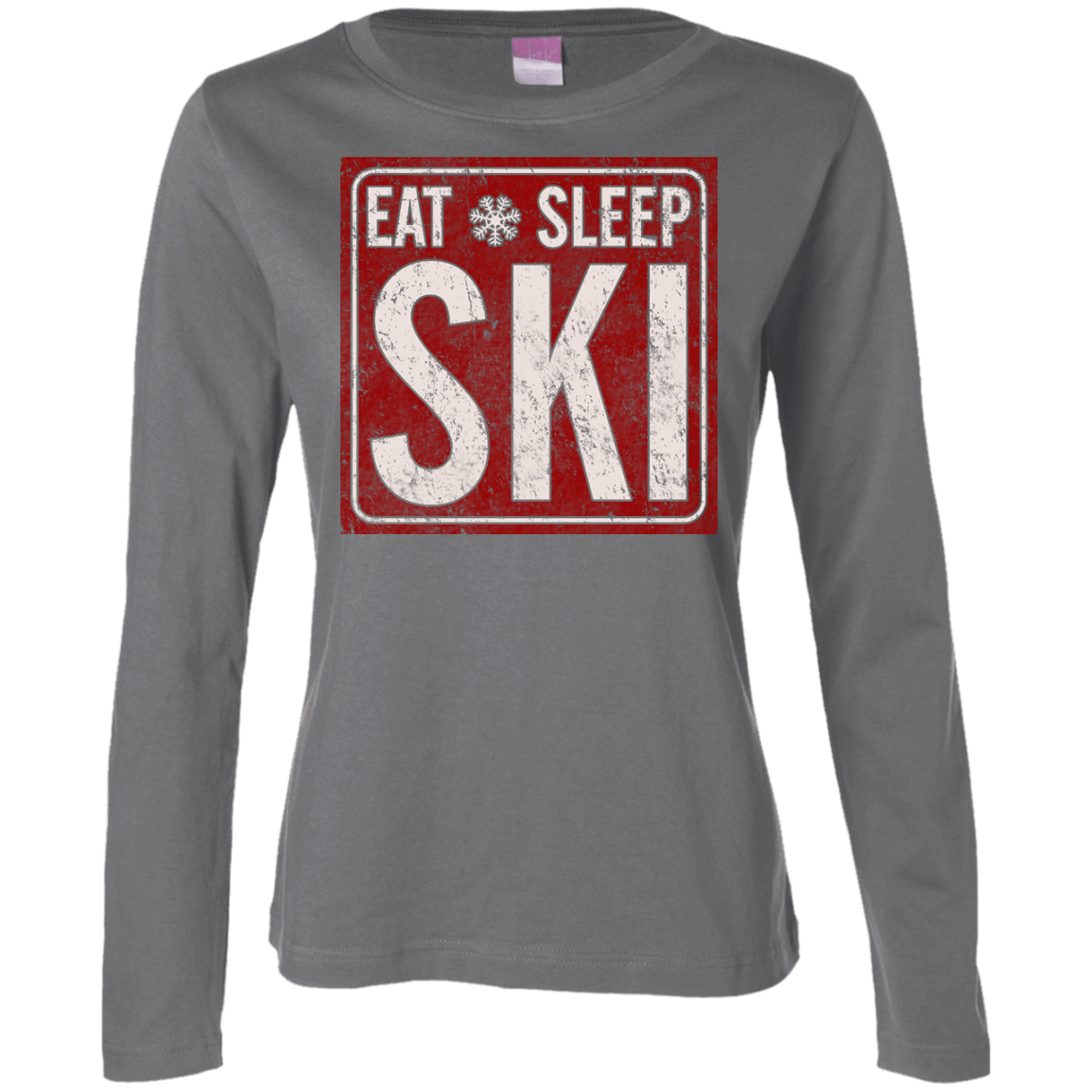 Eat Sleep Ski Long Sleeves - Powderaddicts