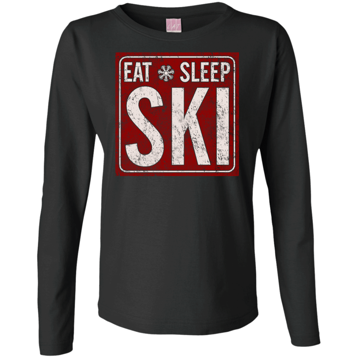 Eat Sleep Ski Long Sleeves - Powderaddicts