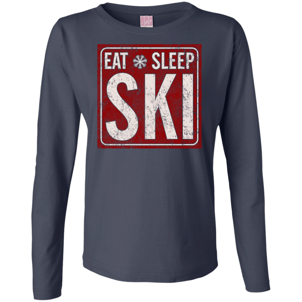 Eat Sleep Ski Long Sleeves - Powderaddicts