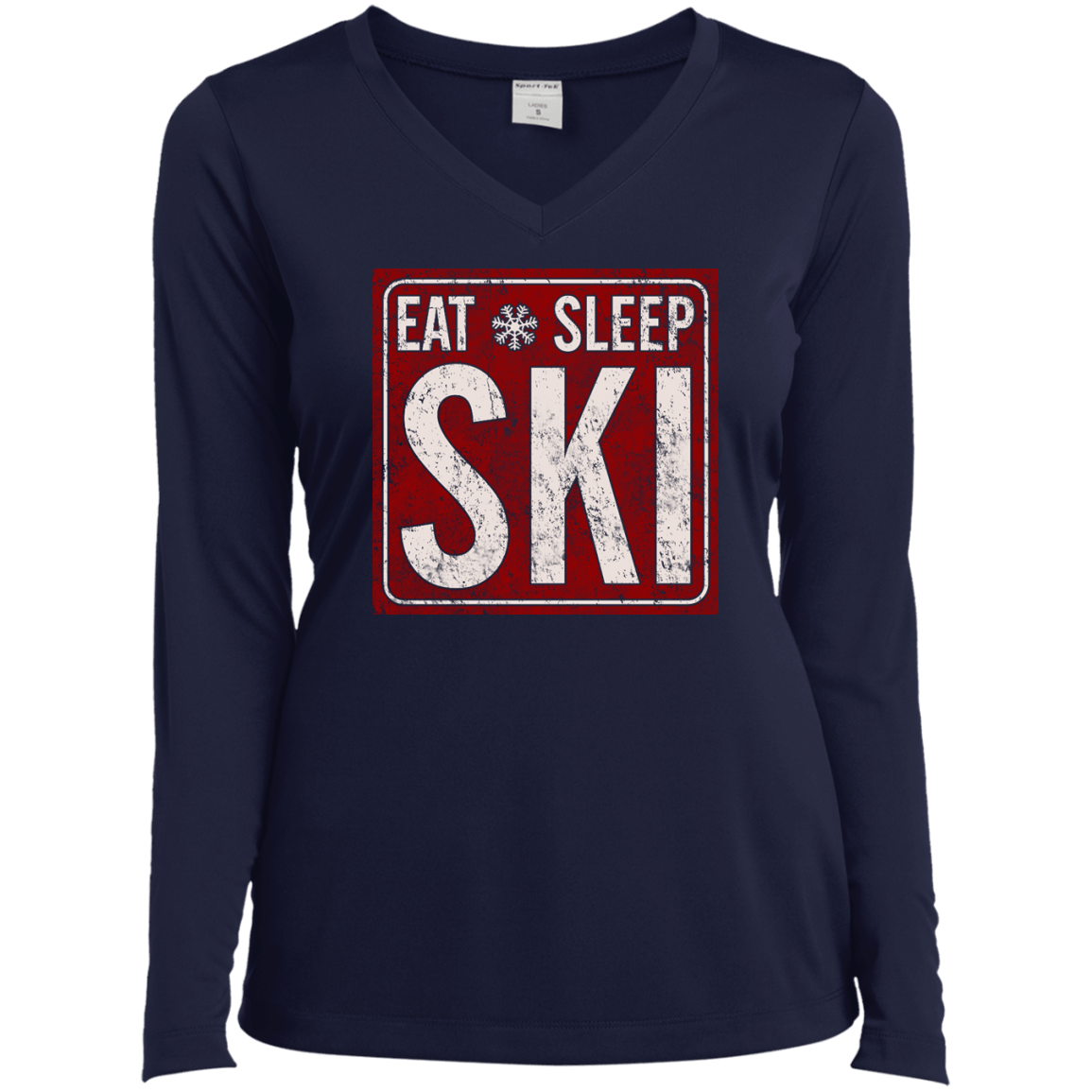 Eat Sleep Ski Long Sleeves - Powderaddicts