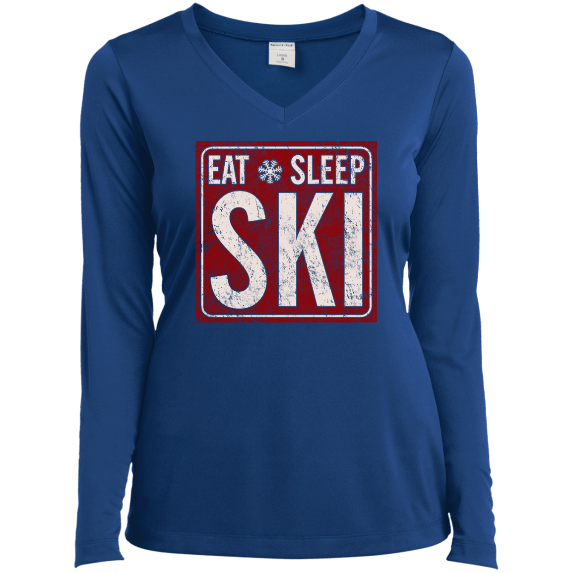 Eat Sleep Ski Long Sleeves - Powderaddicts