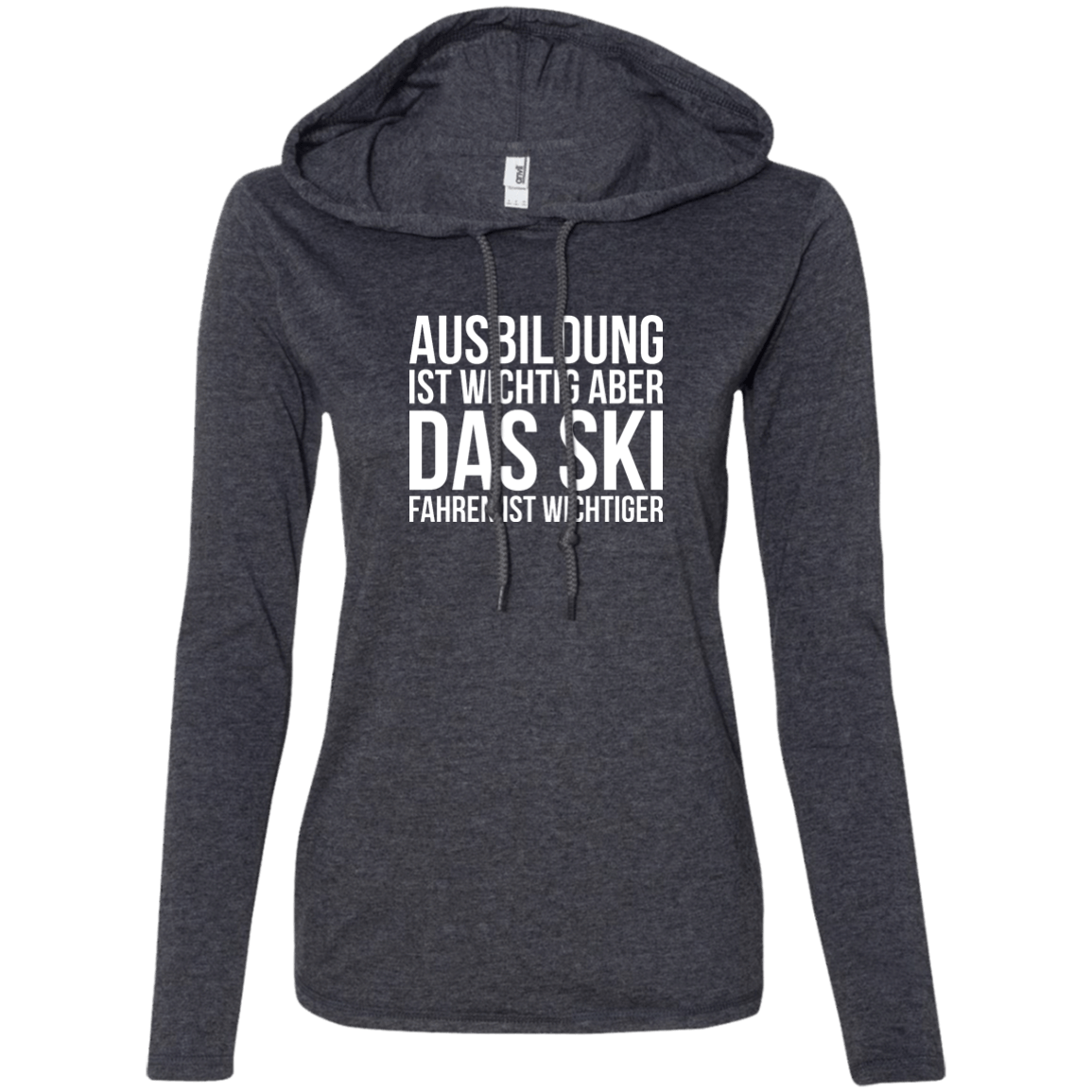 Education Is Important But Skiing Is Importanter - German Hoodies - Powderaddicts