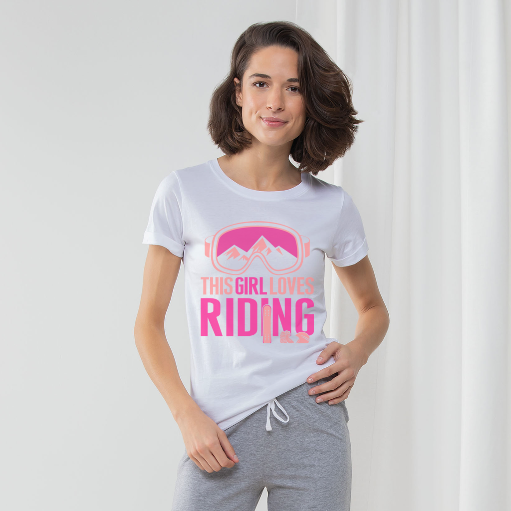 THIS GIRL LOVES RIDING PAJAMA SET - Powderaddicts