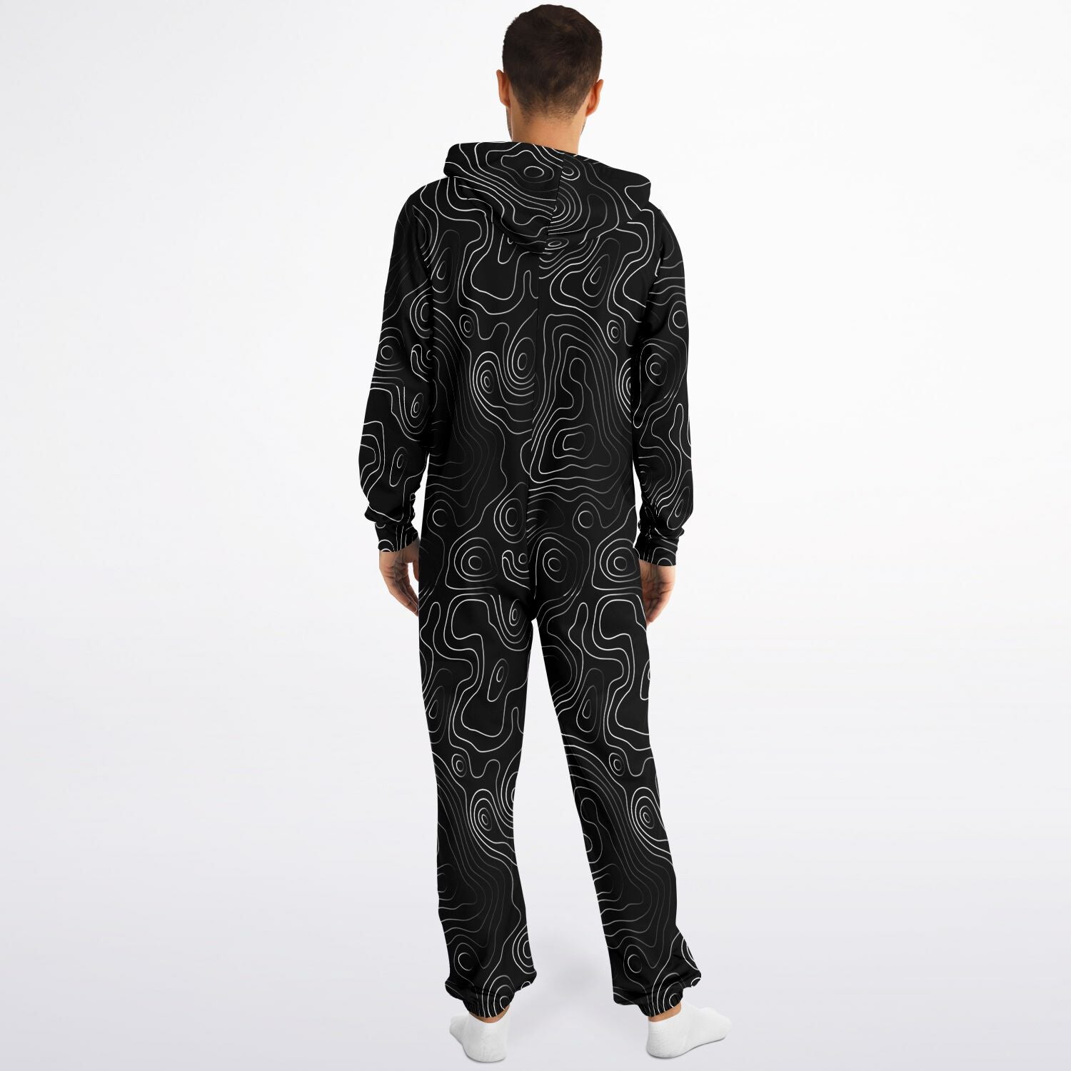 Black Topo Adult Unisex Jumpsuit