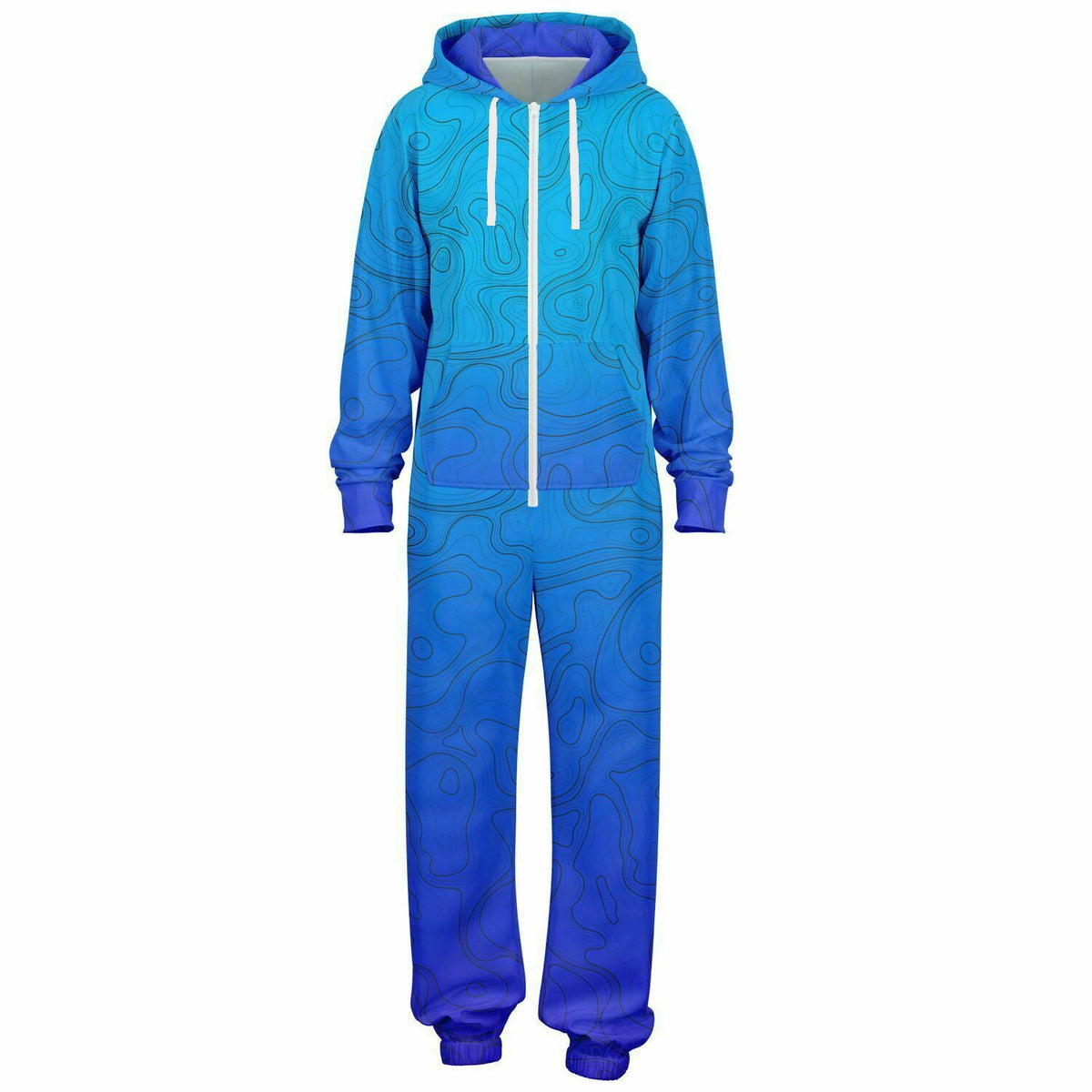 Gradient Topo Adult Unisex Jumpsuit