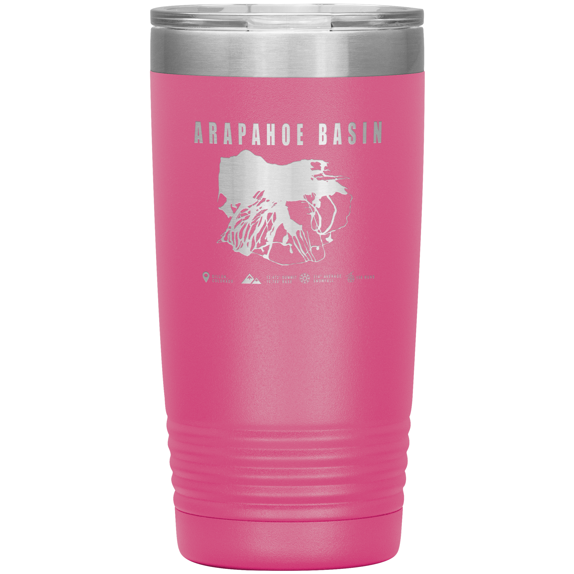 Arapahoe Basin,Colorado Ski Resort 20oz Tumbler - Powderaddicts