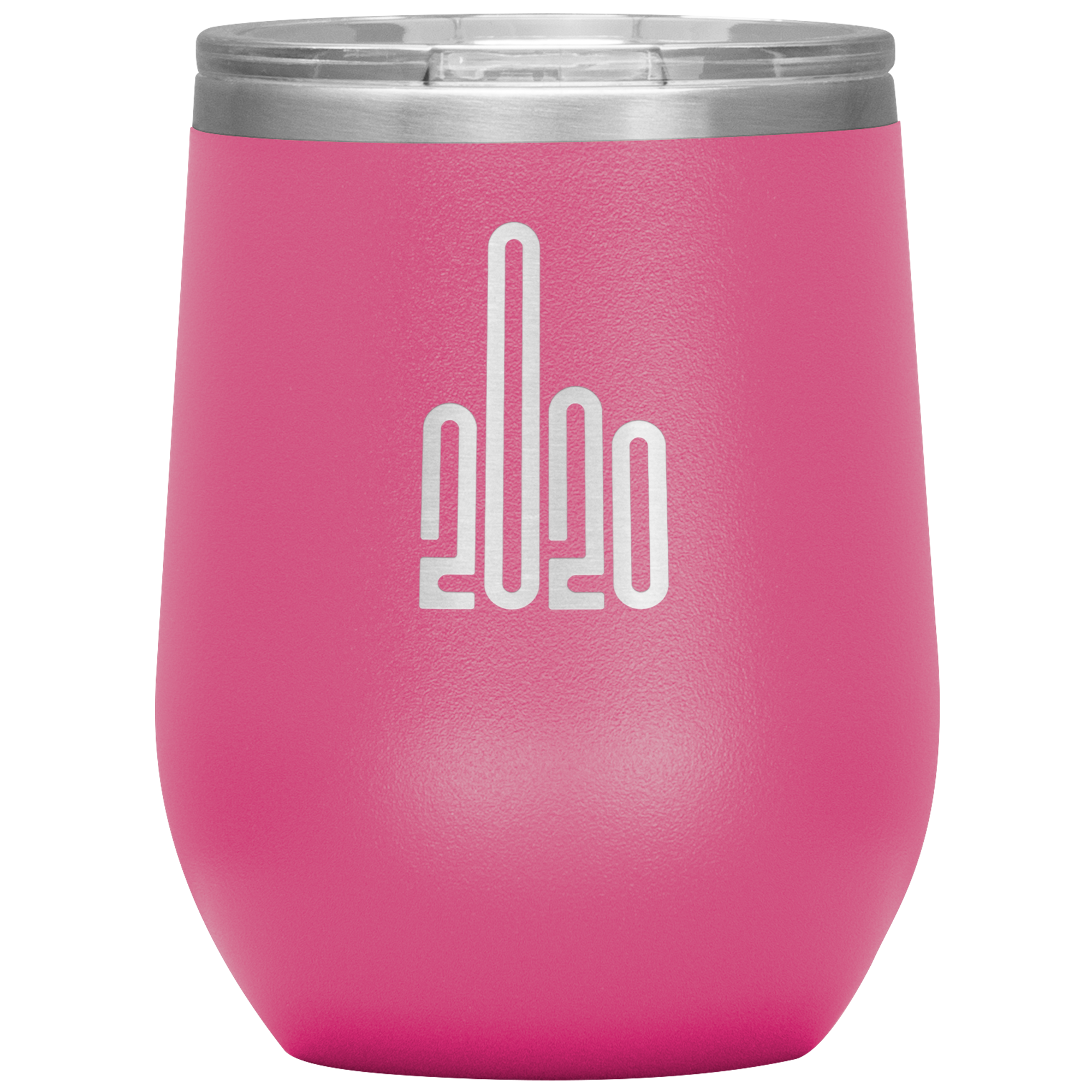 2020 Middle Finger Wine 12oz Tumbler - Powderaddicts