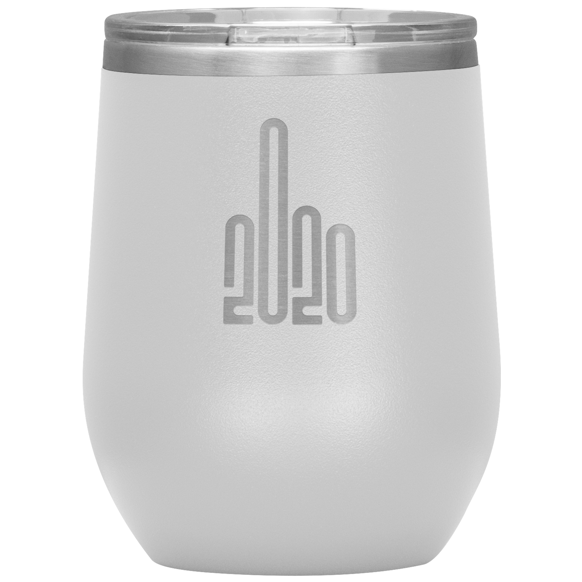 2020 Middle Finger Wine 12oz Tumbler - Powderaddicts