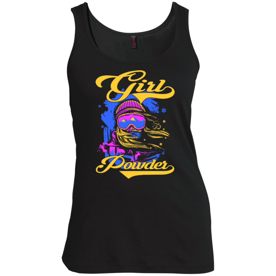 Girl Powder Tank Tops - Powderaddicts