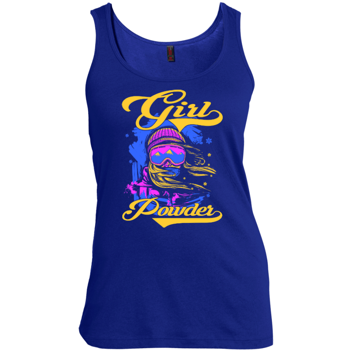 Girl Powder Tank Tops - Powderaddicts