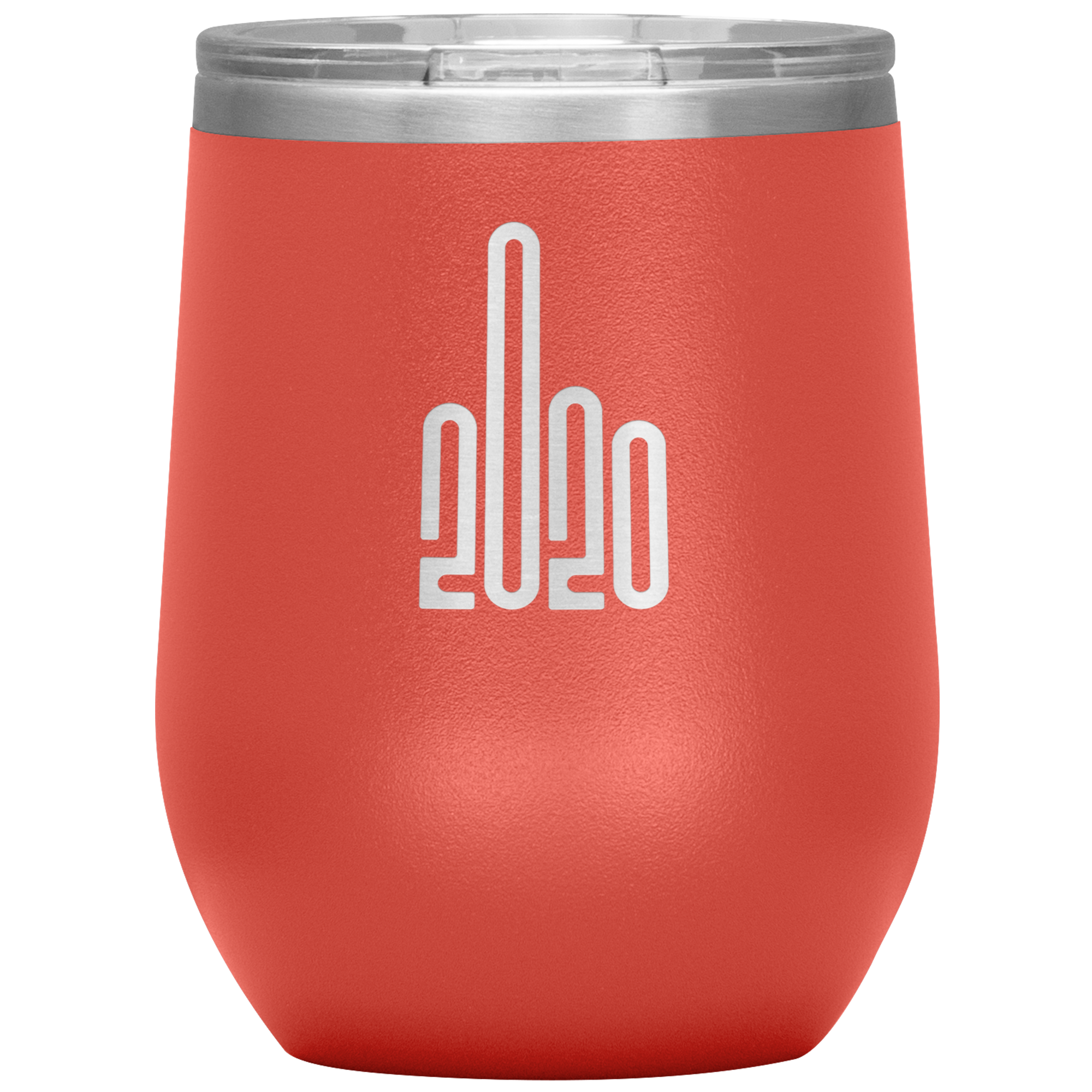 2020 Middle Finger Wine 12oz Tumbler - Powderaddicts